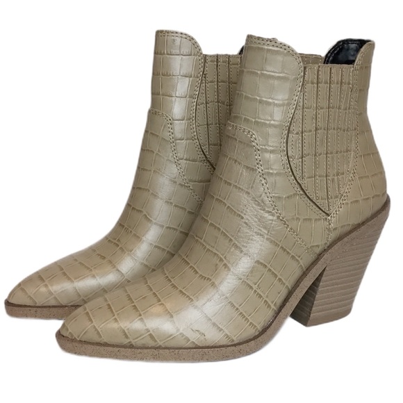 REBECCA MINKOFF Sabana Croc-Embossed Western Boot - Picture 4 of 4